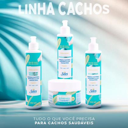 Imagem de Máscara Cachos com Óleo de Coco e Rícino - Siles