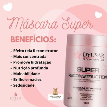 Imagem de Máscara Capilar Dyusar  Nutrição e Tons Perolados