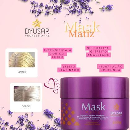 Imagem de Máscara Capilar Dyusar  Nutrição e Tons Perolados