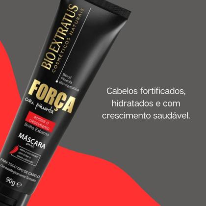 Imagem de Máscara Capilar Força Com Pimenta 90gr  Bio Extratus