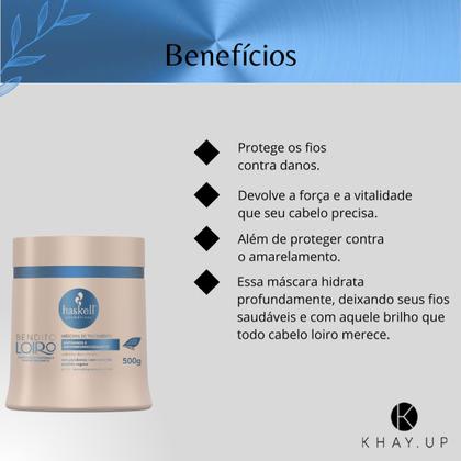 Imagem de Máscara Capilar - Haskell - Bendito Loiro 500ml