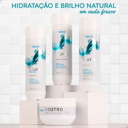 Imagem de Máscara Capilar Hidratante Plastic Effect 300g Fattore Intensifica e Realça Nutrifica e Retém a Cor Sedosidade e Brilho