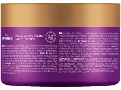 Imagem de Máscara Capilar Inoar Absolut Speed Blond Matizadora 250g