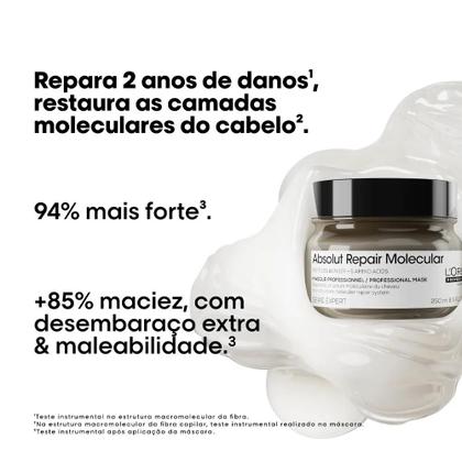 Imagem de Máscara Capilar LOréal Professionnel Absolut Repair Molecular 250ml