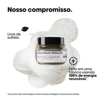 Imagem de Máscara Capilar LOréal Professionnel Absolut Repair Molecular 250ml