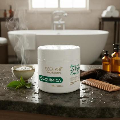 Imagem de Máscara Capilar Pós Química Scolari 500g  Hidratação Profunda para Cabelos Danificados