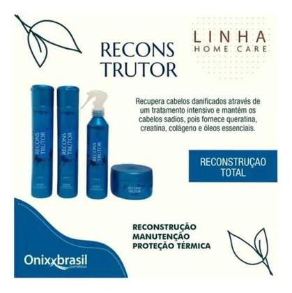Imagem de Máscara Capilar Reconstrutor 250g Cabelos Danificados- Onixx Brasil Creme de Cabelo