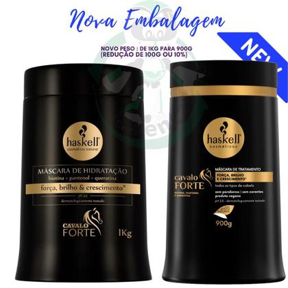 Imagem de Máscara Cavalo Forte 900g Haskell Crescimento Força e Brilho