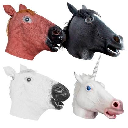 Imagem de Máscara Cavalo ou Unicórnio em Latex de Halloween