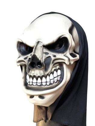 Imagem de Máscara Caveira assustadora Maquiavélica  de Látex
