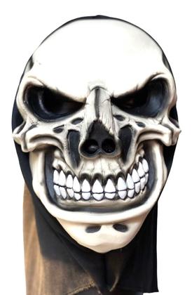 Imagem de Máscara Caveira assustadora Maquiavélica  de Látex