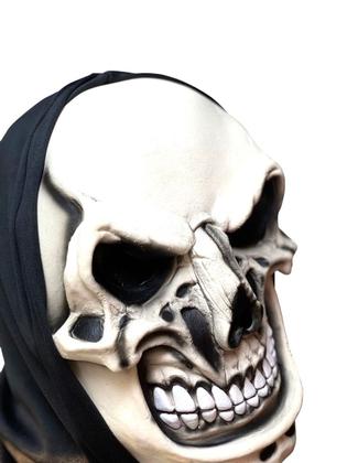 Imagem de Máscara Caveira assustadora Maquiavélica  de Látex