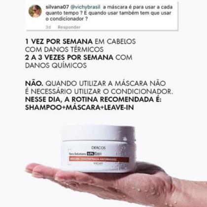 Imagem de Máscara Concentrada Vichy Dercos Kera Solutions 200ml Maciez