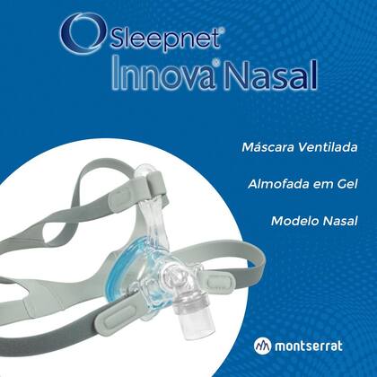 Imagem de Máscara CPAP APAP Innova Nasal Ventilada com Almofada AIR Gel Sleepnet
