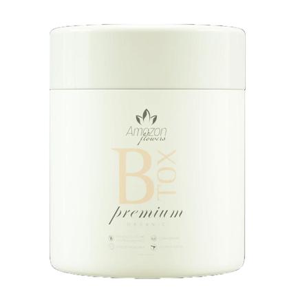 Imagem de mascara de alisamento natural btox escova detok amazon flower terapia mega liso 500ml