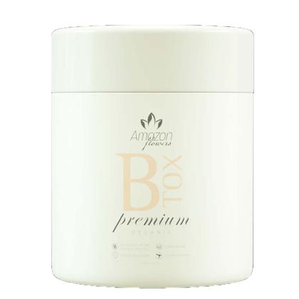 Imagem de mascara de alisamento natural btox escova detok amazon flower terapia mega liso 500ml