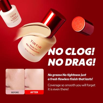 Imagem de Máscara de base TIRTIR Fit Red 43N Deep Cocoa 30 ml