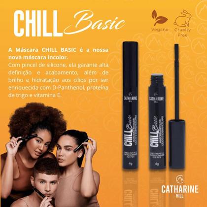 Imagem de Máscara de cílios e sobrancelhas Incolor Chill Basic - 4g - Catharine Hill