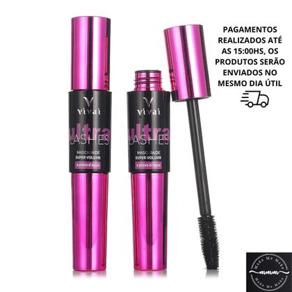 Imagem de Máscara de Cílios preta a prova dágua Ultra Lashes Vivai rímel mascara de cilios 2183.1.1