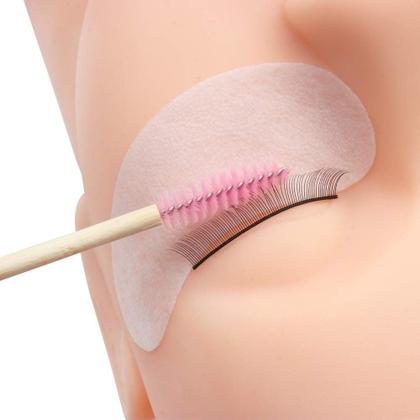 Imagem de Máscara de cílios Wands Mekupeu descartável, pacote com 100 unidades, rosa