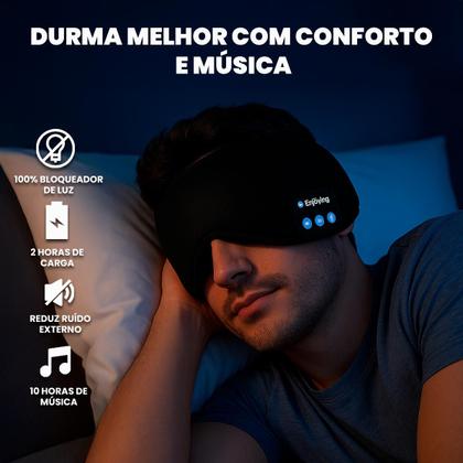 Imagem de Máscara de Dormir Bluetooth Sem Fio com Fones De Ouvido Integrados