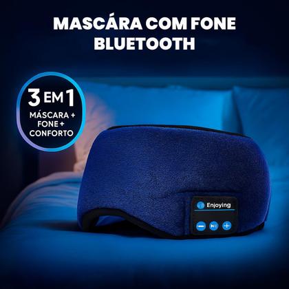 Imagem de Máscara de Dormir Bluetooth Sem Fio com Fones De Ouvido Integrados