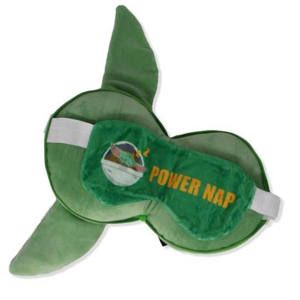 Imagem de Máscara De Dormir Com Almofada Sleepy Mask 2 Em 1 Baby Yoda Zona Criativa - LC
