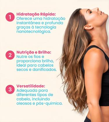 Imagem de Máscara De Hidratação Instantânea Vem Cabelão 250g - Wellux