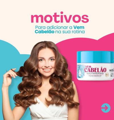 Imagem de Máscara De Hidratação Instantânea Vem Cabelão 250g - Wellux