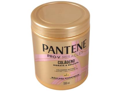 Máscara de Hidratação Pantene Pro-V Miracles - Colágeno Hidrata e Resgata 550ml Imagem de Máscara de Hidratação Pantene Pro-V Miracles