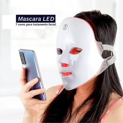 Imagem de Máscara de Luz LED Facial  Skin Care Descomplicado em Casa