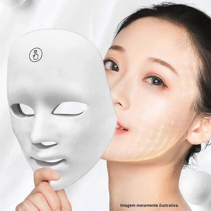 Imagem de Máscara de Luz LED Facial  Skin Care Descomplicado em Casa