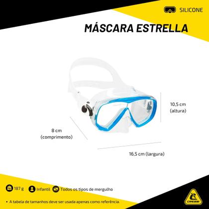 Imagem de Máscara de Mergulho Cressi Estrella
