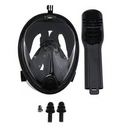 Imagem de Mascara De Mergulho Full Face Snorkel Suporte Camera Anti Embaçamento Praia Piscina
