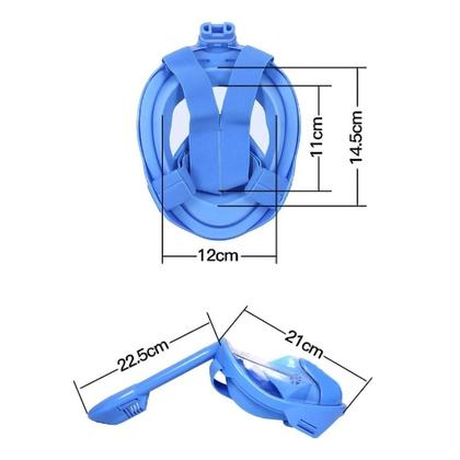 Imagem de Máscara de Mergulho Infantil Brastoy Natação Praia Mar Piscina Snorkel Para Crianças Antiembaçante Suporte Câmera Acessórios