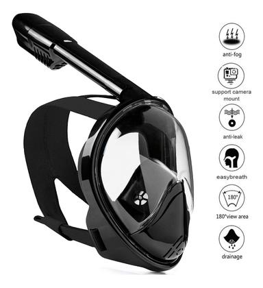 Imagem de Máscara De Mergulho Snorkel Full Face Câmera Profissional