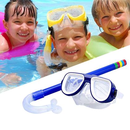 Imagem de Máscara De Mergulho Snorkel Infantil para Natação Praia Piscina