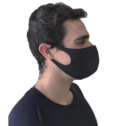 Imagem de Máscara De Proteção Respiratória Em Neoprene Lavável Preto