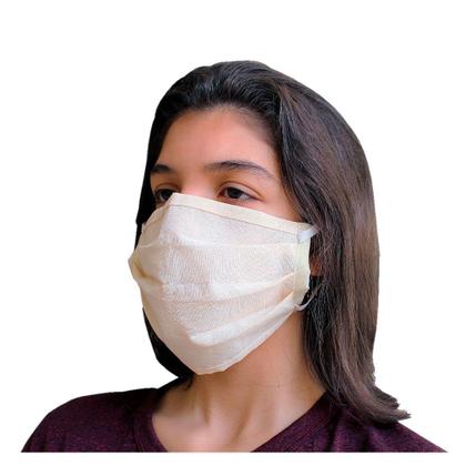 Imagem de Máscara de Proteção Violeta Cup - Máscara Protetora de TNT Dupla Branca Descartável
