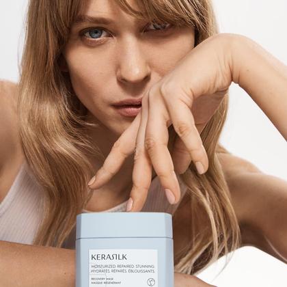 Imagem de Máscara de recuperação Kerasilk Deep Moisture 200mL para cabelos secos