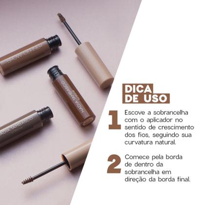 Imagem de Máscara de Sobrancelha Castanho Claro Nádia Tambasco By Océane - Brow Definer Light Brown 5ml