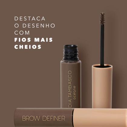 Imagem de Máscara de Sobrancelha Castanho Escuro Nádia Tambasco By Océane - Brow Definer Deep Brown 5ml