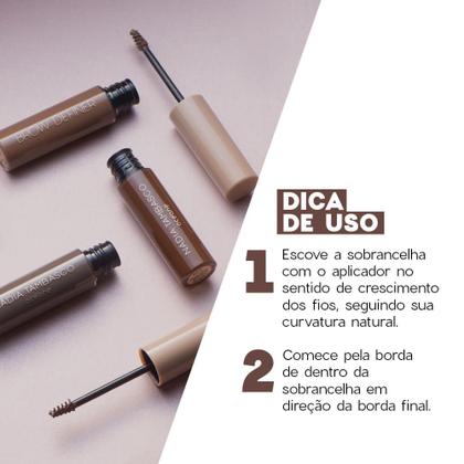 Imagem de Máscara de Sobrancelha Castanho Nádia Tambasco By Océane - Brow Definer Natural Brown 5ml