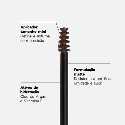 Imagem de Máscara de Sobrancelha Castanho Nádia Tambasco By Océane - Brow Definer Natural Brown 5ml