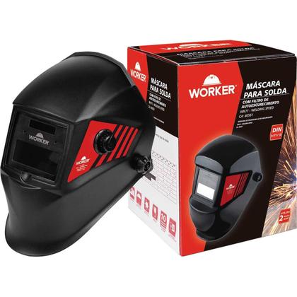 Imagem de Máscara De Solda Automática Auto Escurecimento Com Regulagem 909262 Worker