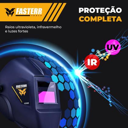 Imagem de Máscara de Solda Com Regulagem Automática Fasterr FST039