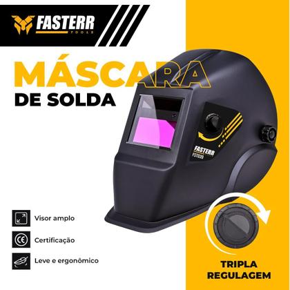 Imagem de Máscara de Solda Com Regulagem Automática Fasterr FST039