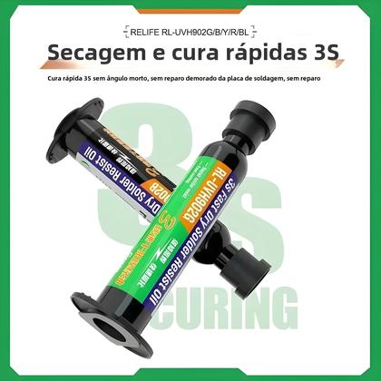 Imagem de Máscara de Solda Nano 10cc 3s com Óleo de Fluxo UV de Secagem Rápida para Reparo de Celular