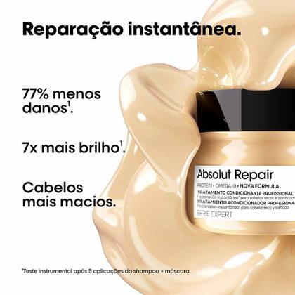 Imagem de Máscara de Tratamento L'Oréal Professionnel Absolut Repair Máscara Com Proteína e Ômega 9