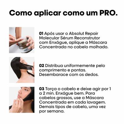 Imagem de Máscara de Tratamento L'Oréal Professionnel Absolut Repair Molecular